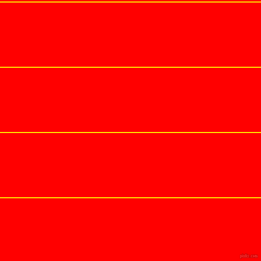 horizontal lines stripes, 2 pixel line width, 128 pixel line spacing, Yellow and Red horizontal lines and stripes seamless tileable