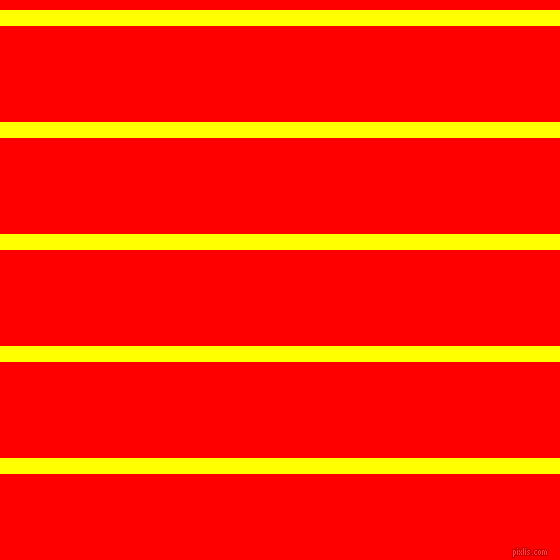 horizontal lines stripes, 16 pixel line width, 96 pixel line spacing, Yellow and Red horizontal lines and stripes seamless tileable