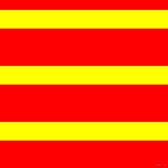 horizontal lines stripes, 64 pixel line width, 128 pixel line spacing, Yellow and Red horizontal lines and stripes seamless tileable