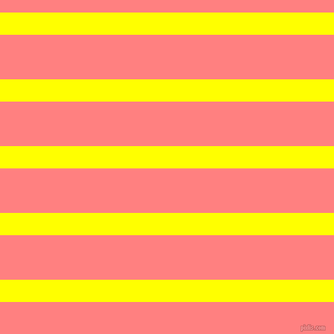 horizontal lines stripes, 32 pixel line width, 64 pixel line spacing, Yellow and Salmon horizontal lines and stripes seamless tileable