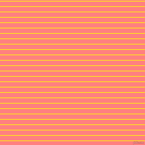 horizontal lines stripes, 2 pixel line width, 16 pixel line spacing, Yellow and Salmon horizontal lines and stripes seamless tileable