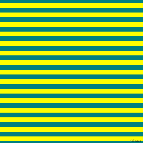 horizontal lines stripes, 16 pixel line width, 16 pixel line spacing, Yellow and Teal horizontal lines and stripes seamless tileable