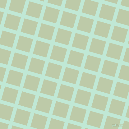 74/164 degree angle diagonal checkered chequered lines, 12 pixel line width, 45 pixel square size, Aero Blue and Pale Leaf plaid checkered seamless tileable