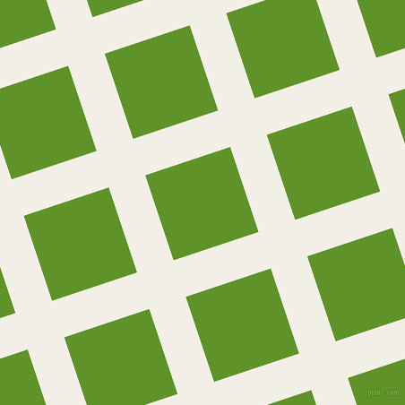 18/108 degree angle diagonal checkered chequered lines, 43 pixel lines width, 100 pixel square size, Alabaster and Vida Loca plaid checkered seamless tileable