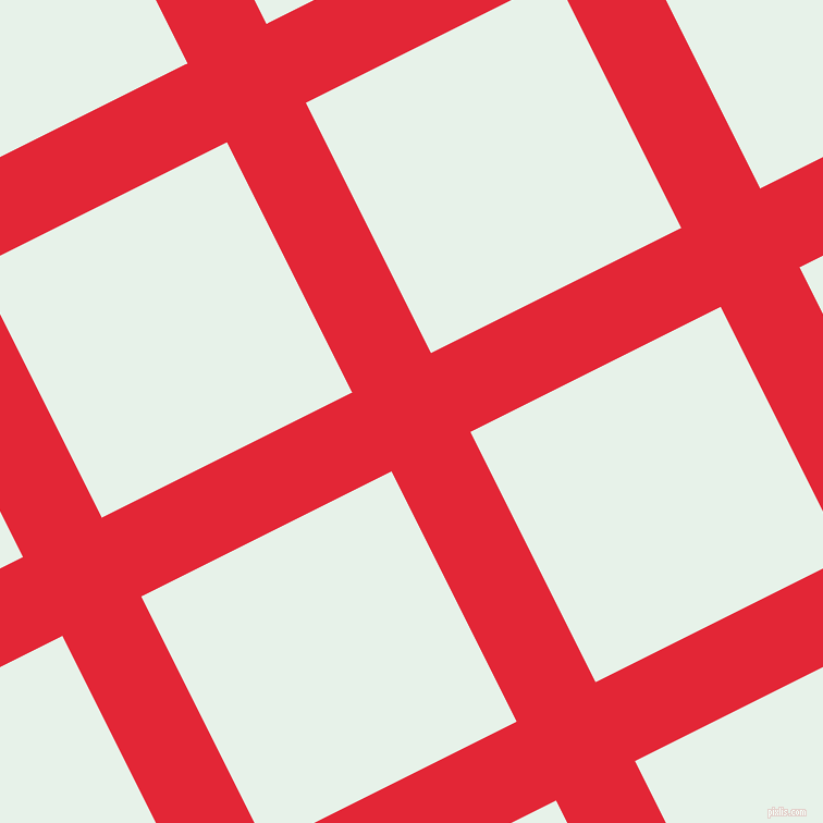 27/117 degree angle diagonal checkered chequered lines, 81 pixel lines width, 257 pixel square size, Alizarin and Dew plaid checkered seamless tileable
