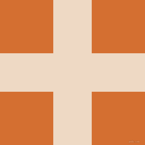 checkered chequered horizontal vertical lines, 125 pixel line width, 346 pixel square size, Almond and Tango plaid checkered seamless tileable