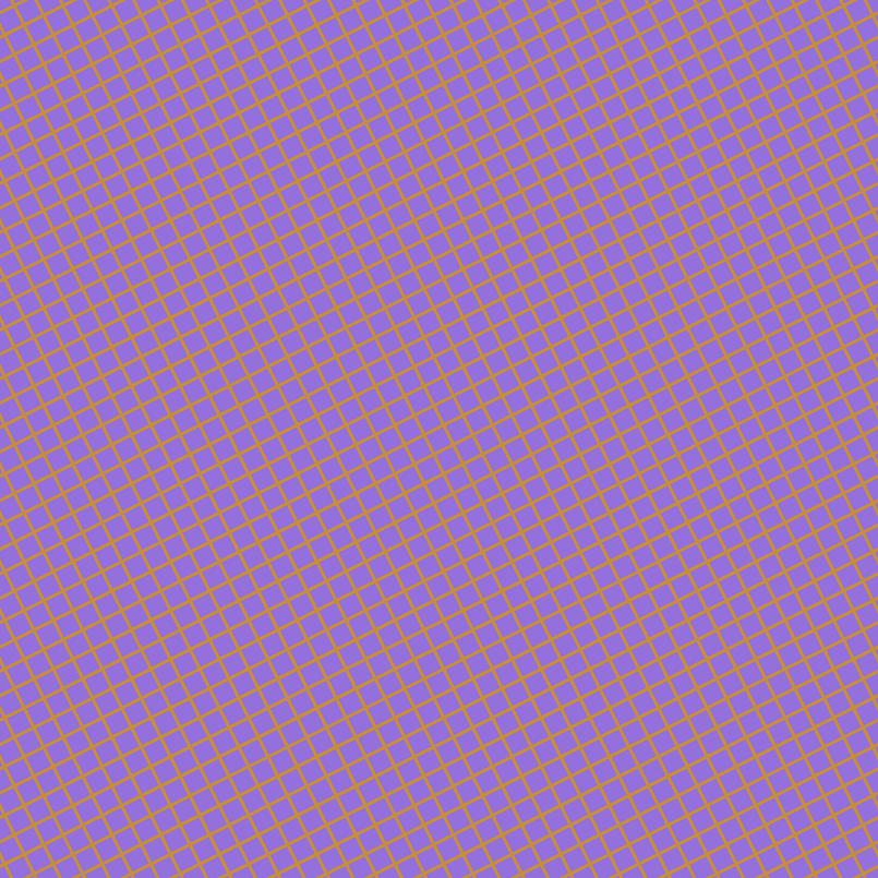 27/117 degree angle diagonal checkered chequered lines, 3 pixel lines width, 17 pixel square size, Anzac and Medium Purple plaid checkered seamless tileable