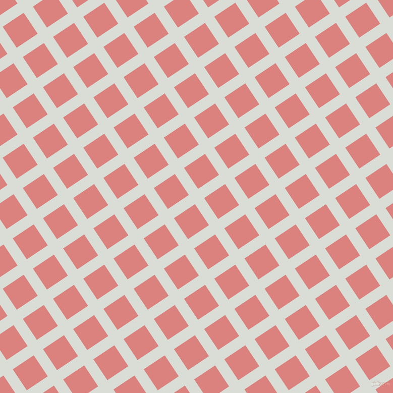 34/124 degree angle diagonal checkered chequered lines, 22 pixel lines width, 50 pixel square size, Aqua Haze and Sea Pink plaid checkered seamless tileable