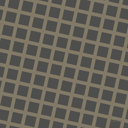 77/167 degree angle diagonal checkered chequered lines, 12 pixel lines width, 35 pixel square size, Arrowtown and Ship Grey plaid checkered seamless tileable