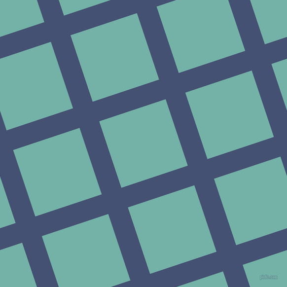 18/108 degree angle diagonal checkered chequered lines, 42 pixel lines width, 142 pixel square size, Astronaut and Gulf Stream plaid checkered seamless tileable