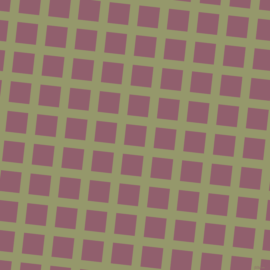 84/174 degree angle diagonal checkered chequered lines, 30 pixel lines width, 69 pixel square size, Avocado and Mauve Taupe plaid checkered seamless tileable