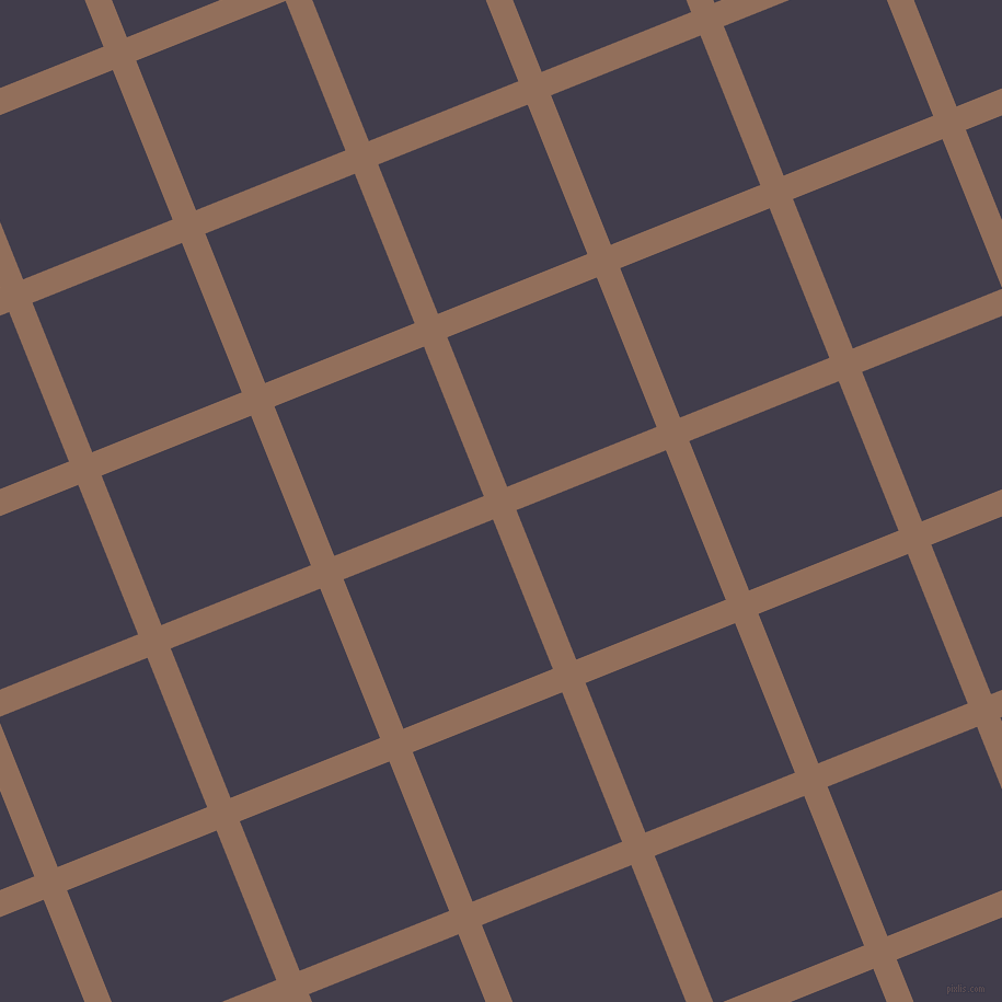 22/112 degree angle diagonal checkered chequered lines, 23 pixel lines width, 147 pixel square size, Beaver and Grape plaid checkered seamless tileable