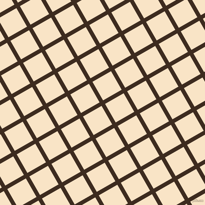 30/120 degree angle diagonal checkered chequered lines, 13 pixel line width, 69 pixel square size, Bistre and Derby plaid checkered seamless tileable