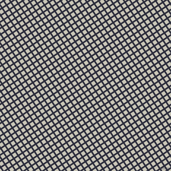 34/124 degree angle diagonal checkered chequered lines, 6 pixel line width, 14 pixel square size, Black Rock and Chrome White plaid checkered seamless tileable