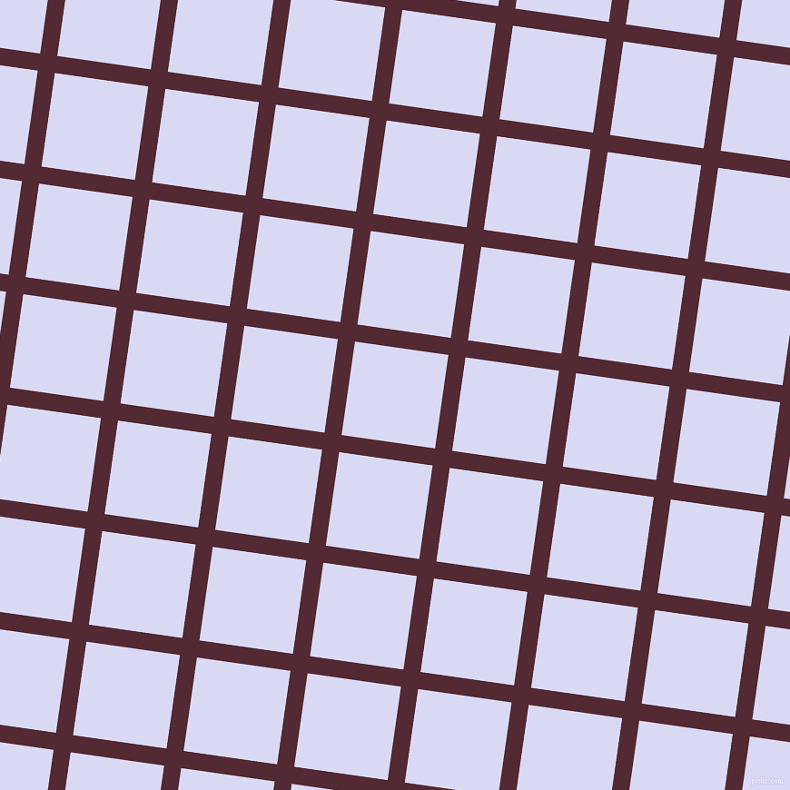 82/172 degree angle diagonal checkered chequered lines, 19 pixel line width, 104 pixel square size, Black Rose and Quartz plaid checkered seamless tileable