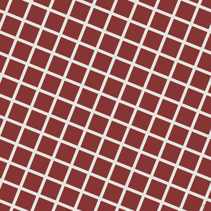 68/158 degree angle diagonal checkered chequered lines, 10 pixel lines width, 54 pixel square size, Black Squeeze and Tall Poppy plaid checkered seamless tileable
