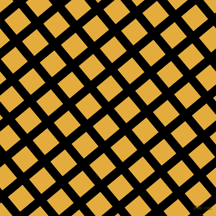 40/130 degree angle diagonal checkered chequered lines, 17 pixel lines width, 38 pixel square size, Black and Tulip Tree plaid checkered seamless tileable