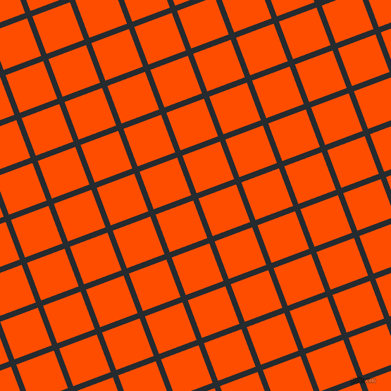 21/111 degree angle diagonal checkered chequered lines, 8 pixel lines width, 57 pixel square size, Blue Charcoal and Vermilion plaid checkered seamless tileable