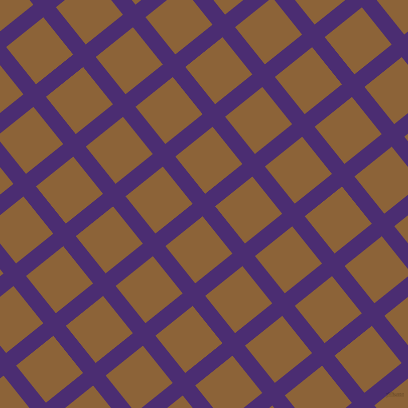 39/129 degree angle diagonal checkered chequered lines, 32 pixel line width, 95 pixel square size, Blue Diamond and McKenzie plaid checkered seamless tileable