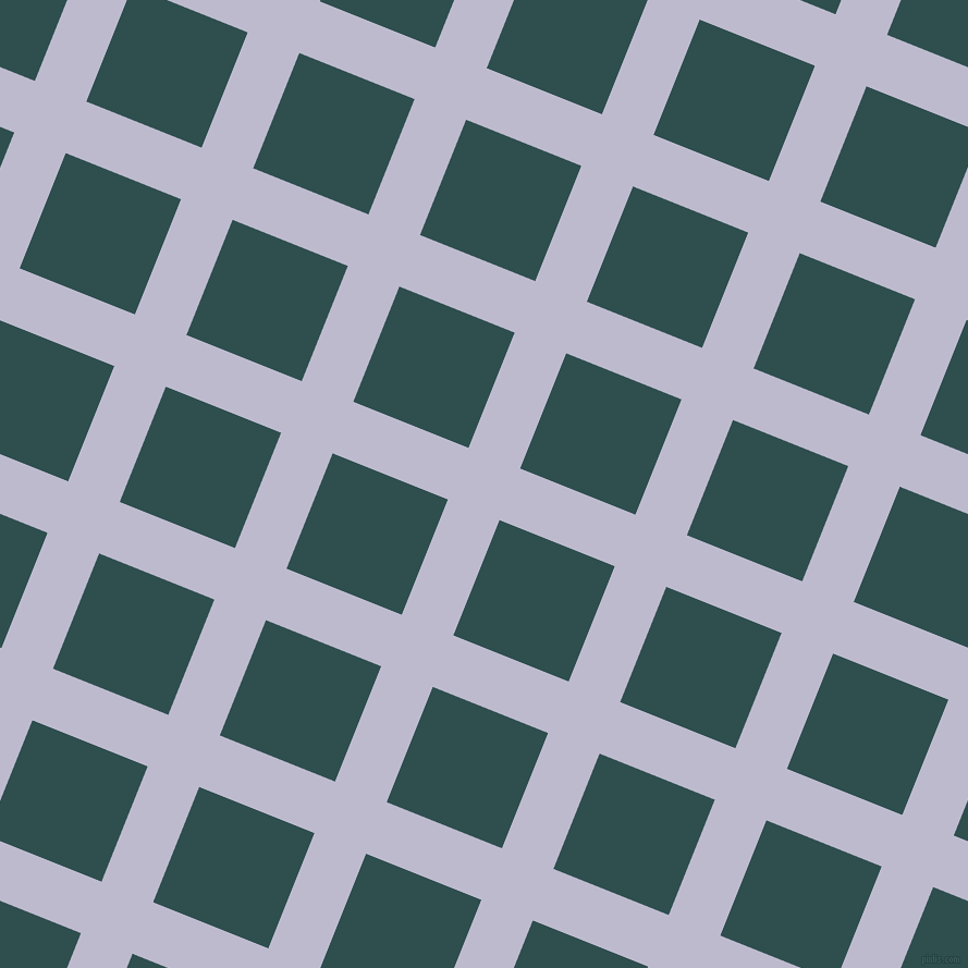 68/158 degree angle diagonal checkered chequered lines, 51 pixel line width, 114 pixel square size, Blue Haze and Dark Slate Grey plaid checkered seamless tileable