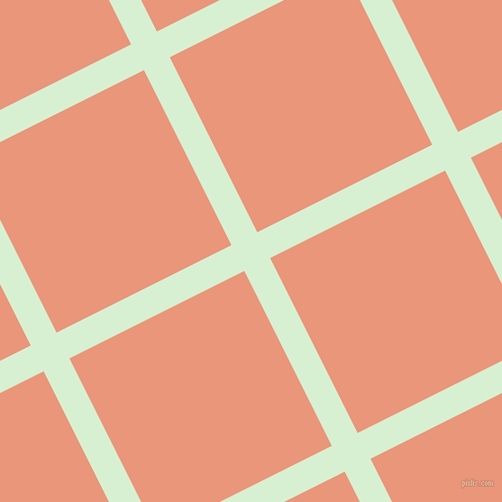 27/117 degree angle diagonal checkered chequered lines, 32 pixel lines width, 217 pixel square size, Blue Romance and Dark Salmon plaid checkered seamless tileable