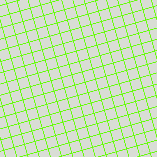 16/106 degree angle diagonal checkered chequered lines, 3 pixel line width, 34 pixel square size, Bright Green and Aqua Haze plaid checkered seamless tileable