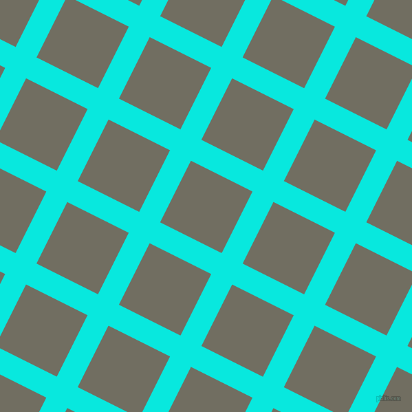 63/153 degree angle diagonal checkered chequered lines, 34 pixel line width, 100 pixel square size, Bright Turquoise and Flint plaid checkered seamless tileable