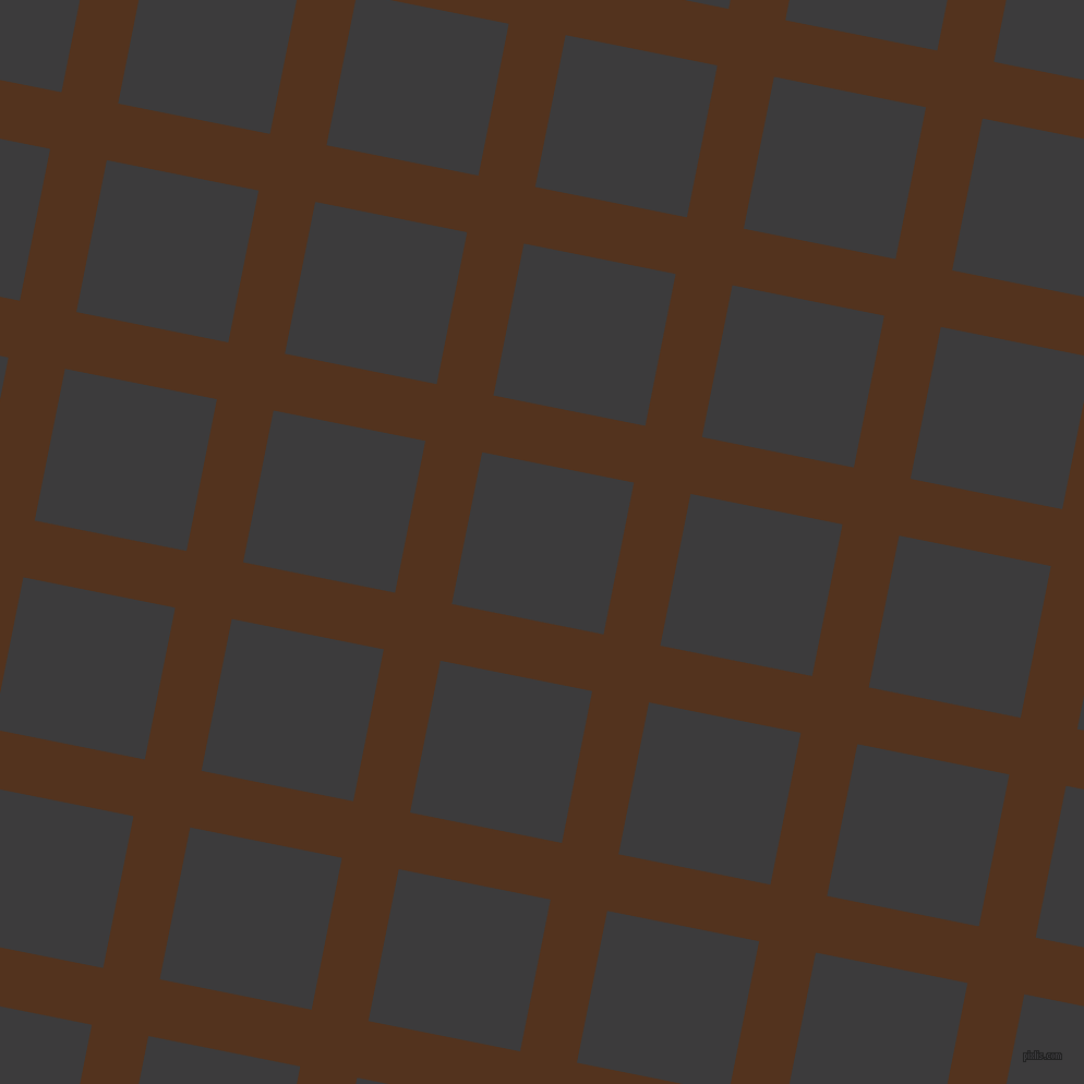 79/169 degree angle diagonal checkered chequered lines, 53 pixel lines width, 142 pixel square sizeBrown Bramble and Fuscous Grey plaid checkered seamless tileable
