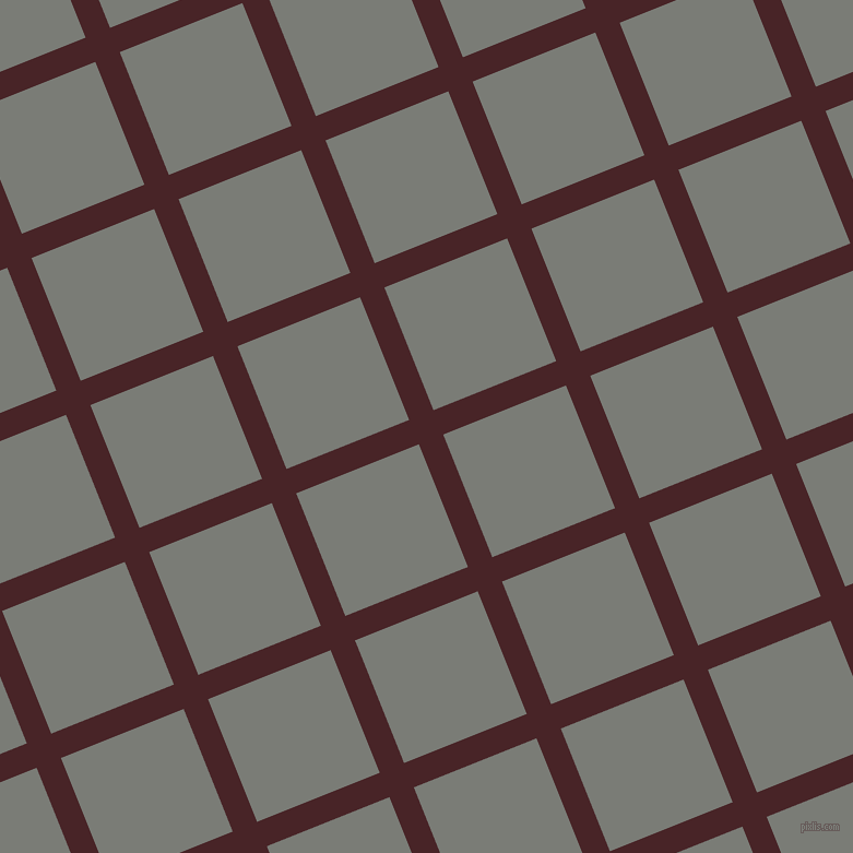 22/112 degree angle diagonal checkered chequered lines, 24 pixel line width, 121 pixel square size, Bulgarian Rose and Gunsmoke plaid checkered seamless tileable