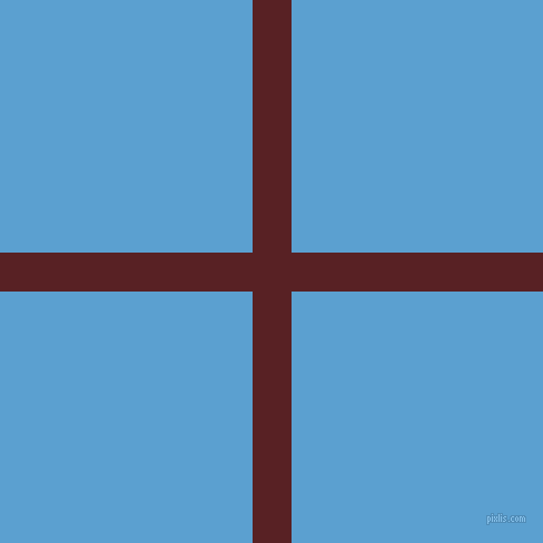 checkered chequered horizontal vertical lines, 35 pixel lines width, 453 pixel square size, Burnt Crimson and Picton Blue plaid checkered seamless tileable
