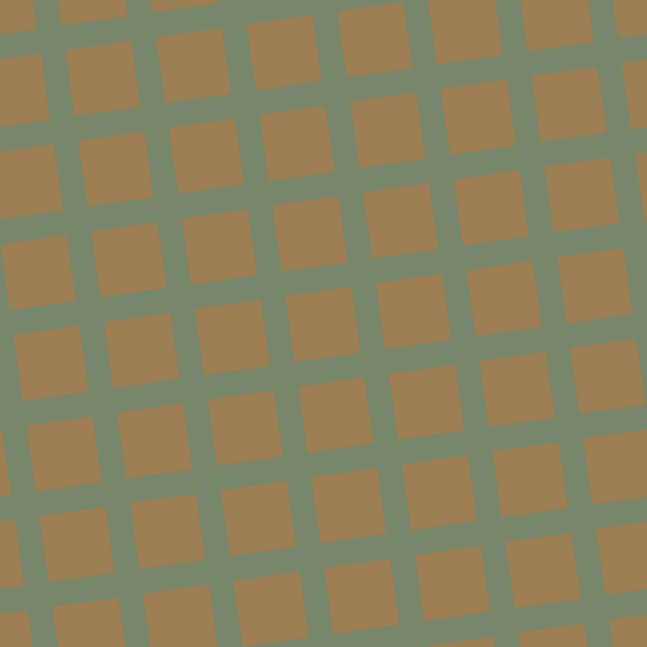 8/98 degree angle diagonal checkered chequered lines, 36 pixel line width, 96 pixel square size, Camouflage Green and Muesli plaid checkered seamless tileable
