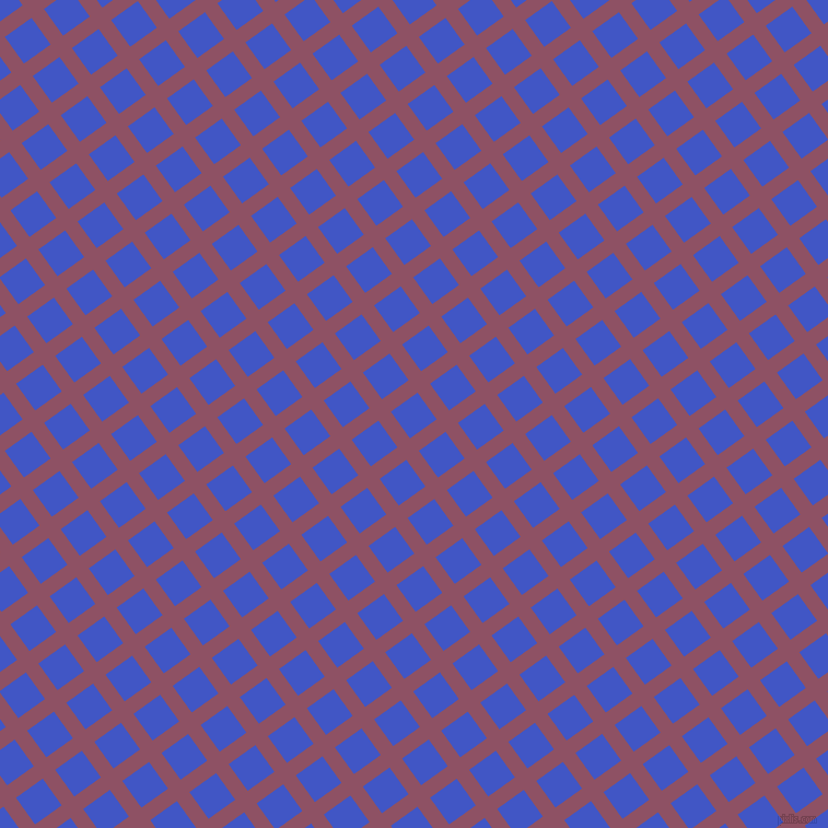 36/126 degree angle diagonal checkered chequered lines, 14 pixel line width, 30 pixel square size, Cannon Pink and Free Speech Blue plaid checkered seamless tileable
