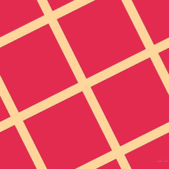 27/117 degree angle diagonal checkered chequered lines, 32 pixel lines width, 228 pixel square size, Caramel and Amaranth plaid checkered seamless tileable