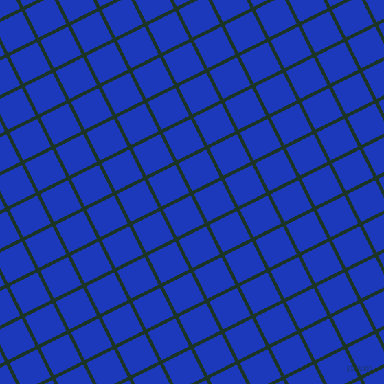 27/117 degree angle diagonal checkered chequered lines, 5 pixel lines width, 45 pixel square size, Cardin Green and Persian Blue plaid checkered seamless tileable