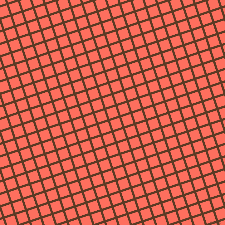 18/108 degree angle diagonal checkered chequered lines, 7 pixel lines width, 31 pixel square size, Carnaby Tan and Bittersweet plaid checkered seamless tileable