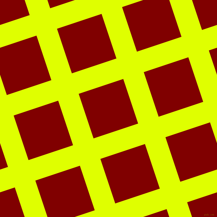 18/108 degree angle diagonal checkered chequered lines, 75 pixel lines width, 163 pixel square size, Chartreuse Yellow and Maroon plaid checkered seamless tileable