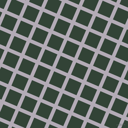 67/157 degree angle diagonal checkered chequered lines, 14 pixel lines width, 51 pixel square size, Chatelle and Timber Green plaid checkered seamless tileable
