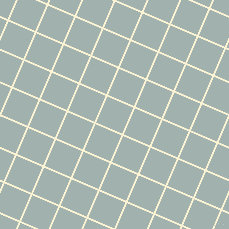 67/157 degree angle diagonal checkered chequered lines, 6 pixel line width, 95 pixel square size, China Ivory and Conch plaid checkered seamless tileable