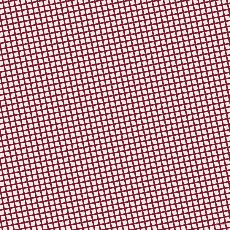 11/101 degree angle diagonal checkered chequered lines, 5 pixel lines width, 14 pixel square size, Claret and Tutu plaid checkered seamless tileable