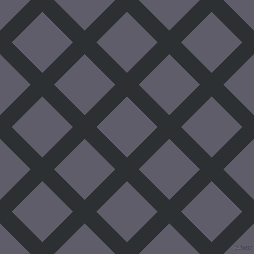 45/135 degree angle diagonal checkered chequered lines, 33 pixel line width, 86 pixel square size, Cod Grey and Smoky plaid checkered seamless tileable