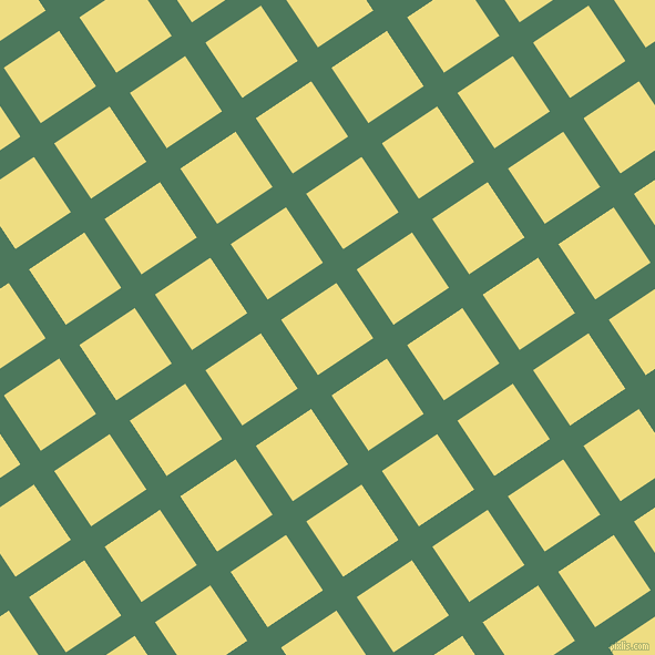 34/124 degree angle diagonal checkered chequered lines, 22 pixel line width, 60 pixel square size, Como and Light Goldenrod plaid checkered seamless tileable