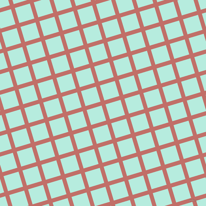 17/107 degree angle diagonal checkered chequered lines, 13 pixel line width, 50 pixel square size, Contessa and Water Leaf plaid checkered seamless tileable