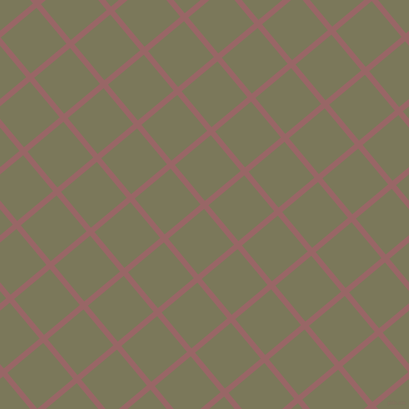 40/130 degree angle diagonal checkered chequered lines, 11 pixel lines width, 91 pixel square size, Copper Rose and Kokoda plaid checkered seamless tileable