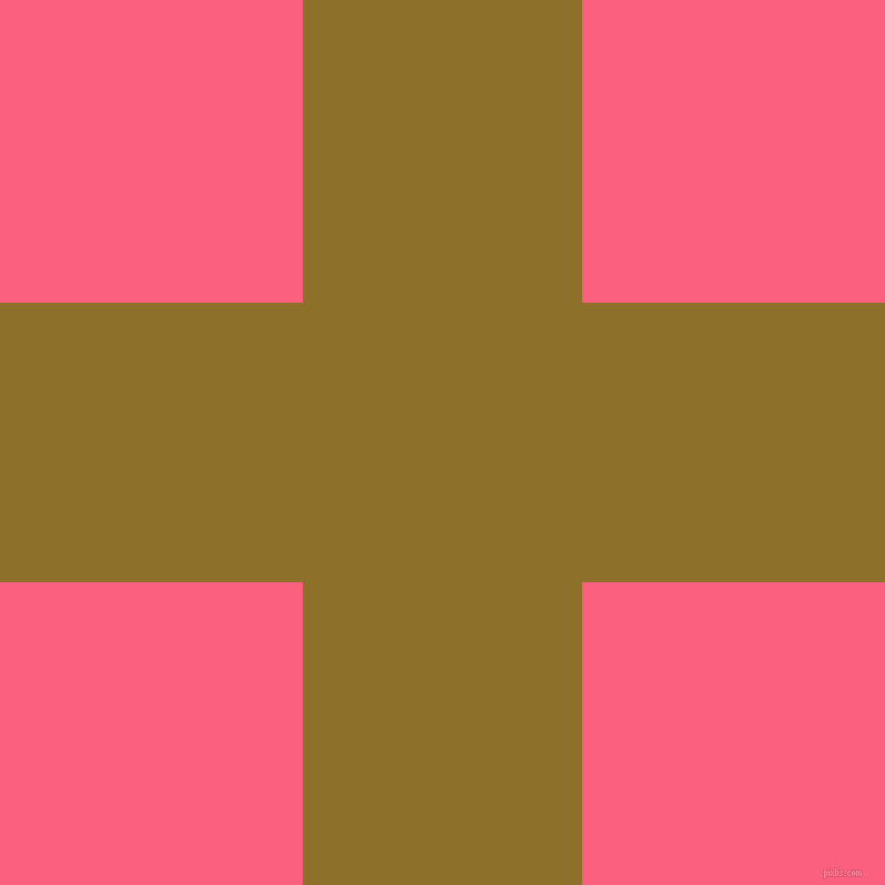 checkered chequered horizontal vertical lines, 252 pixel line width, 546 pixel square size, Corn Harvest and Brink Pink plaid checkered seamless tileable