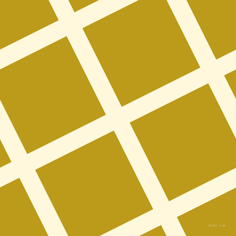 27/117 degree angle diagonal checkered chequered lines, 35 pixel lines width, 174 pixel square size, Corn Silk and Buddha Gold plaid checkered seamless tileable