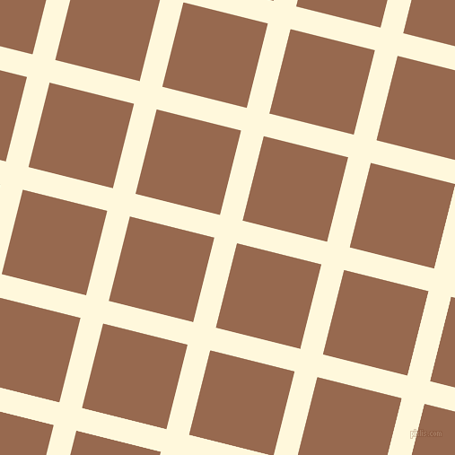 76/166 degree angle diagonal checkered chequered lines, 26 pixel lines width, 97 pixel square size, Corn Silk and Dark Tan plaid checkered seamless tileable