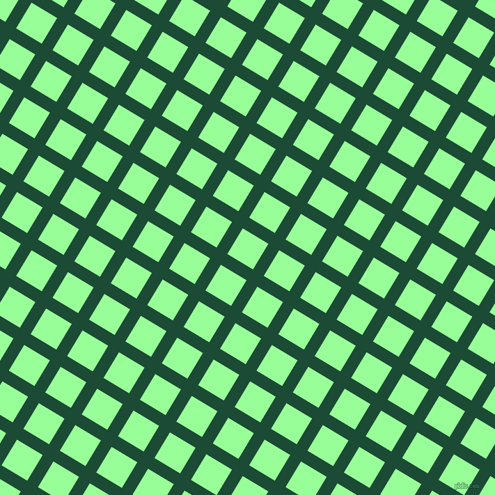 59/149 degree angle diagonal checkered chequered lines, 18 pixel line width, 43 pixel square size, County Green and Mint Green plaid checkered seamless tileable
