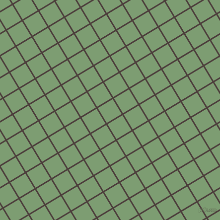 31/121 degree angle diagonal checkered chequered lines, 3 pixel line width, 35 pixel square size, Crater Brown and Amulet plaid checkered seamless tileable