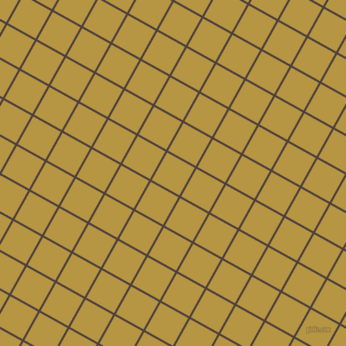 61/151 degree angle diagonal checkered chequered lines, 3 pixel lines width, 46 pixel square size, Crater Brown and Roti plaid checkered seamless tileable