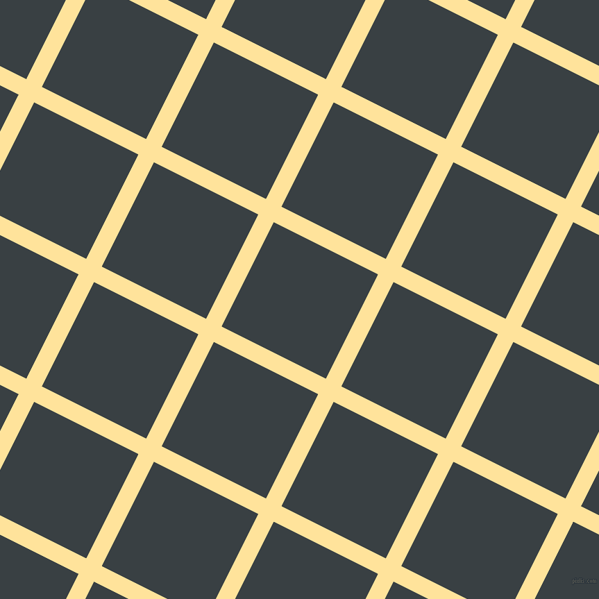 63/153 degree angle diagonal checkered chequered lines, 25 pixel lines width, 168 pixel square size, Cream Brulee and Charade plaid checkered seamless tileable